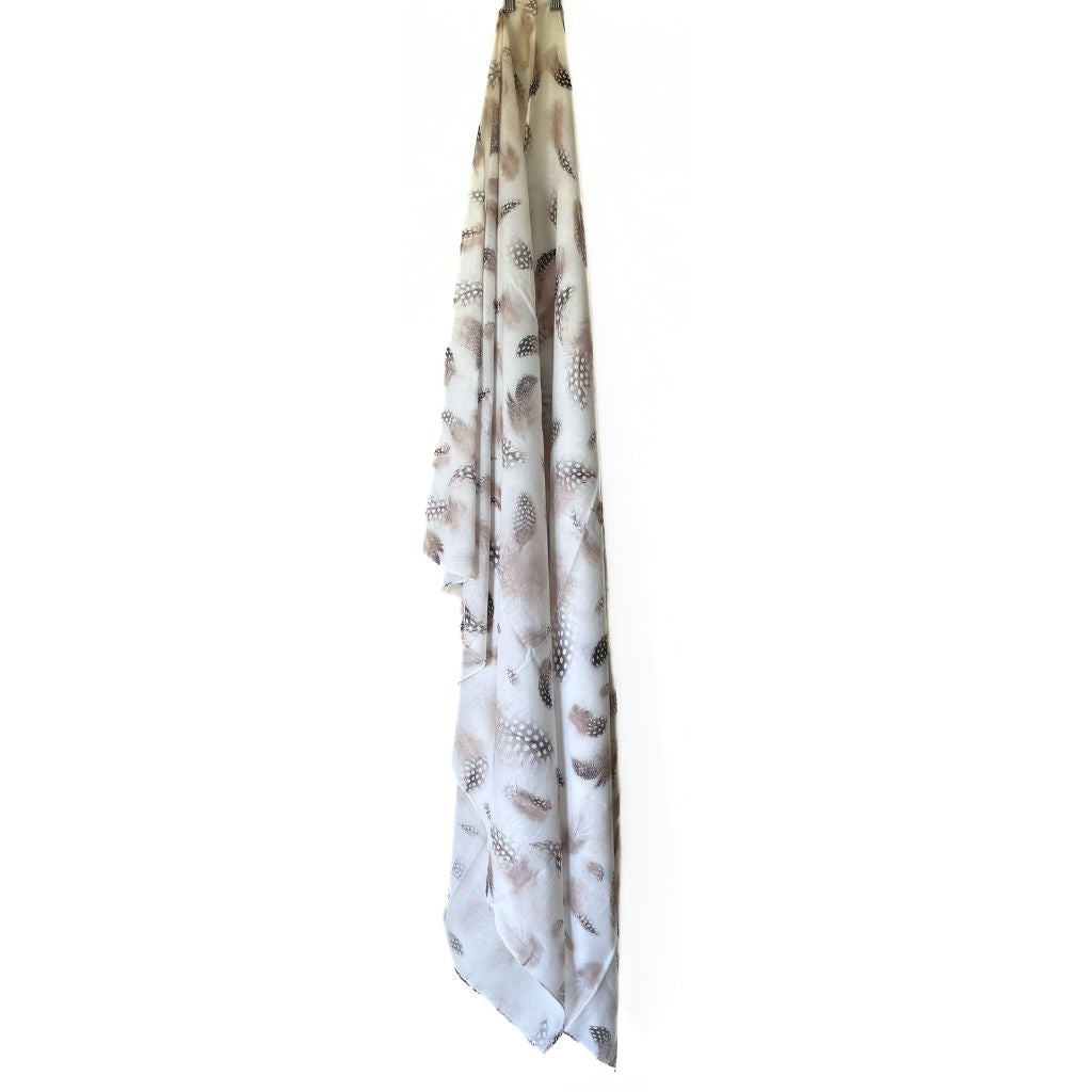 Guinea Fowl Feathers Wrap